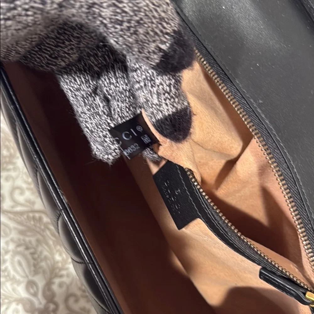 RARE GUCCI QUEEN MARGARET BAMBOO TOP HANDLE BAG - Picture 12 of 16